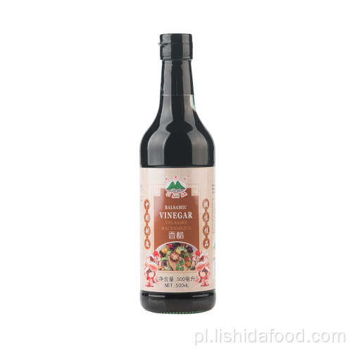 500 ml szklanej butelki octu balsamicznego